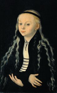 Portrait, probablement de Magdalena Luther - Lucas Cranach the Elder